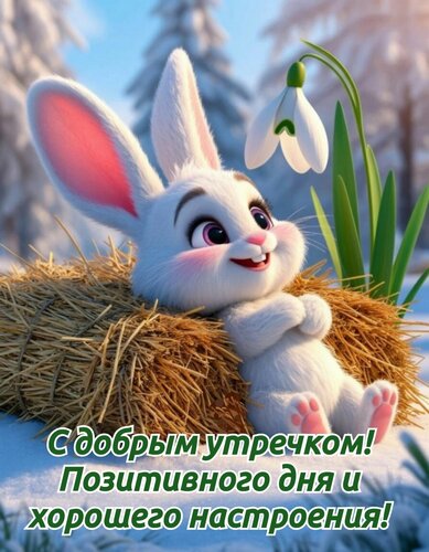 Открытка С добрым утречком