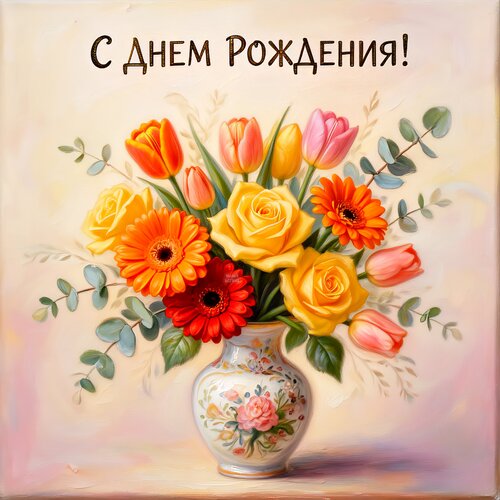 Открытка С днем рождения!