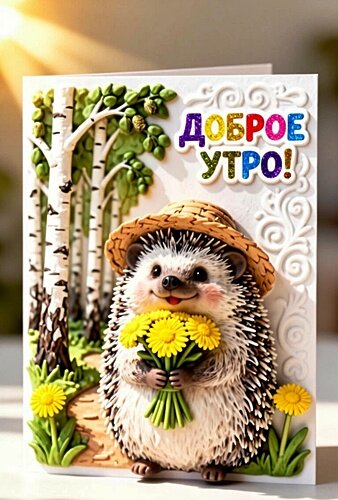 Открытка ДОБРОЕ УТРО!
