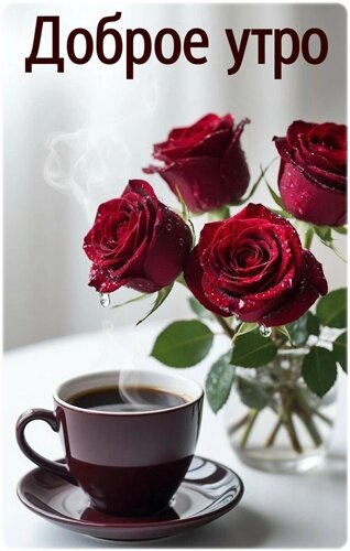 Открытка ДОБРОЕ УТРО!