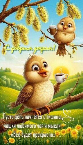 Открытка с добрым утром