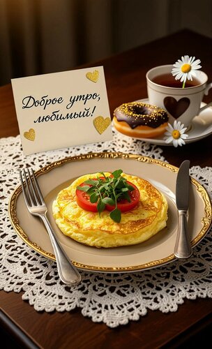 Открытка Доброе утро, любимый