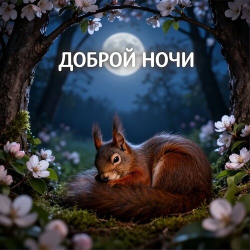 Открытка Доброй ночи