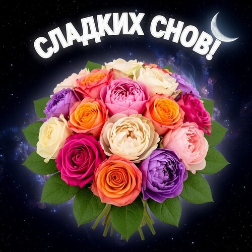 Открытка Сладких снов!