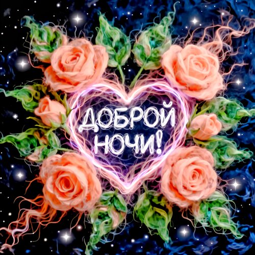 Открытка Доброй ночи!