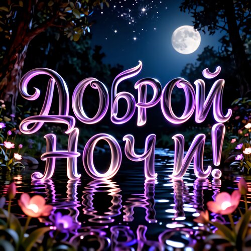 Открытка Доброй ночи!