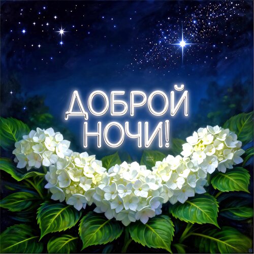 Открытка Доброй ночи!