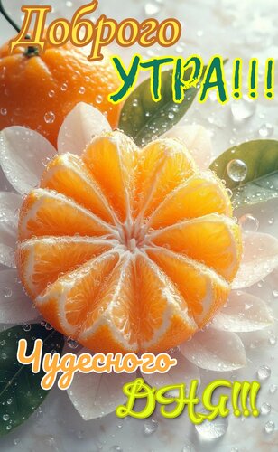 Открытка Доброго утра, чудесного дня