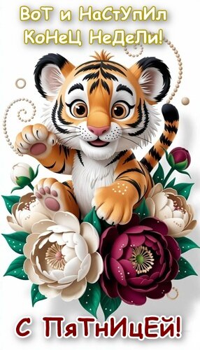 Открытка С ПЯТНИЦЕЙ!