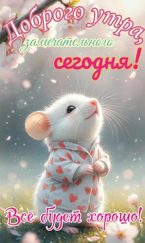 Открытка Доброе утро, замечательного сегодня