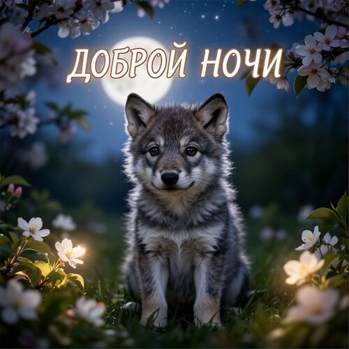 Открытка Доброй ночи