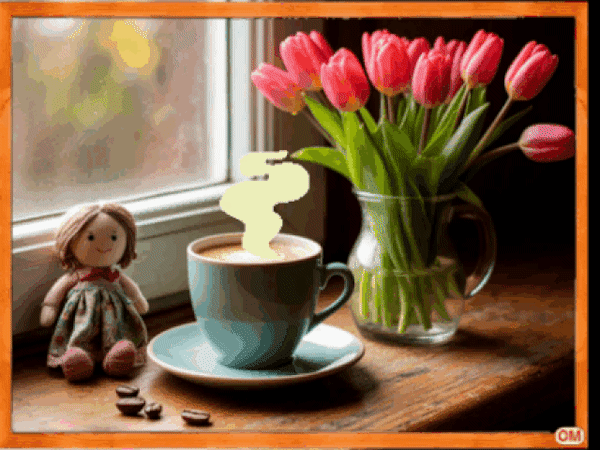 Анимированная открытка Доброго утра 