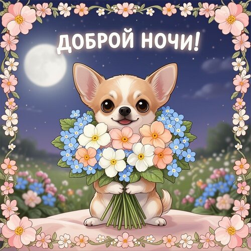 Открытка Доброй ночи!