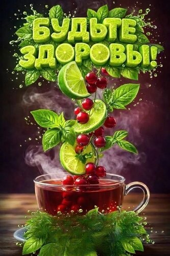 Открытка Будьте здоровы