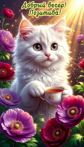 Открытка Добрый вечер