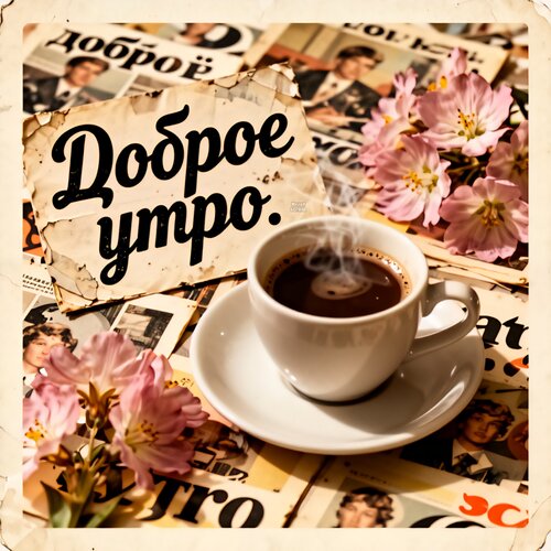 Открытка Доброе утро.