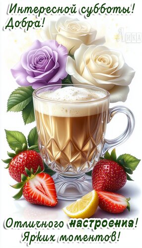 Открытка Суббота