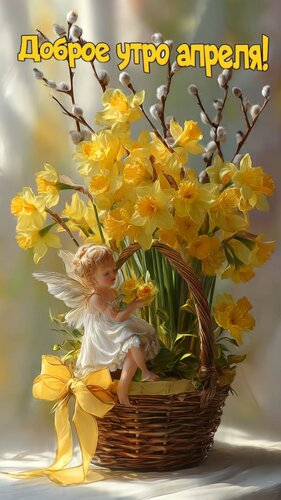Открытка Доброе утро апреля