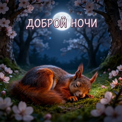 Открытка Доброй ночи
