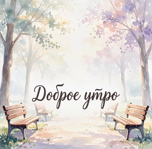 Открытка Доброе утро
