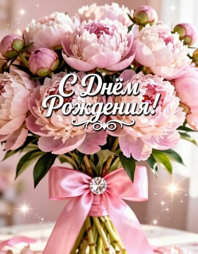 Открытка С Днём Рождения. Женщине