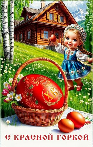 Открытка С Красной горкой