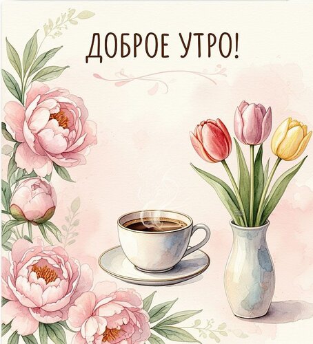 Открытка Доброе утро!