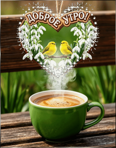 Анимированная открытка Доброе утро!