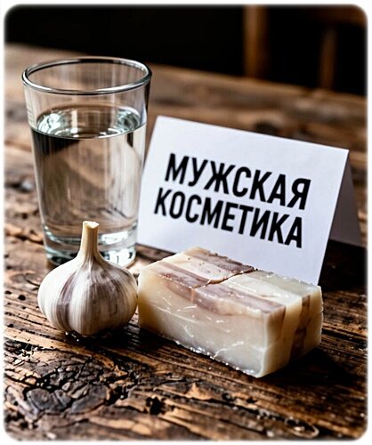 Открытка Мужская косметика