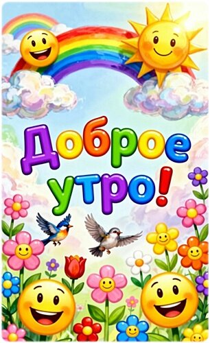Открытка ДОБРОЕ УТРО!