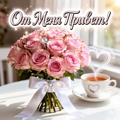 Открытка Приветик