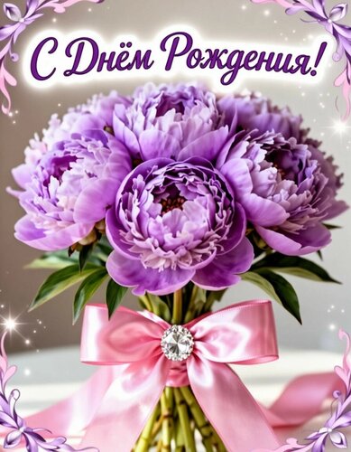 Открытка С Днём Рождения. Женщине