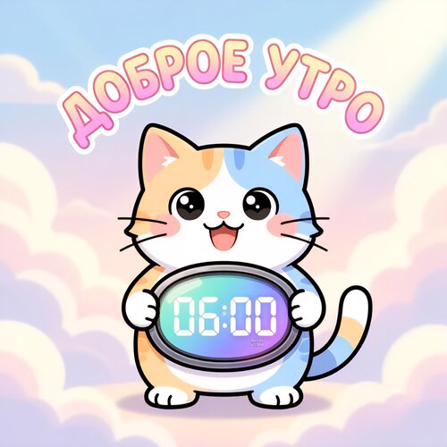 Открытка Доброе утро! 06: 00