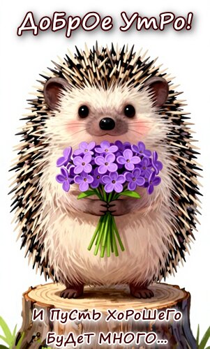 Открытка ДОБРОЕ УТРО!