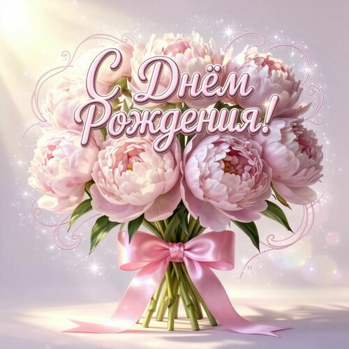 Открытка С Днём Рождения. Женщине