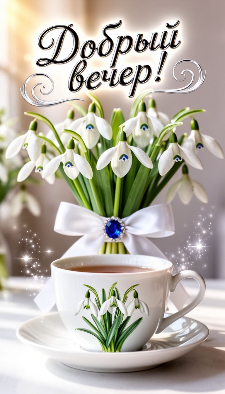 Открытка Добрый ваечер!
