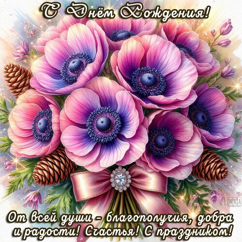 Открытка С днём рождения. 