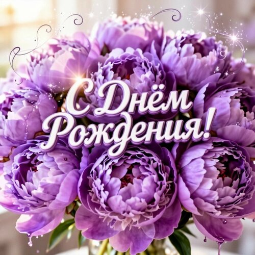 Открытка С Днём Рождения. Женщине