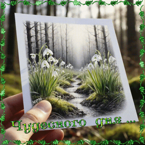 Анимированная открытка Чудесного дня...