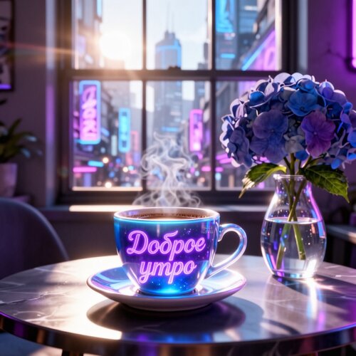 Открытка Доброе утро