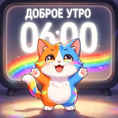Открытка Доброе утро 06:00