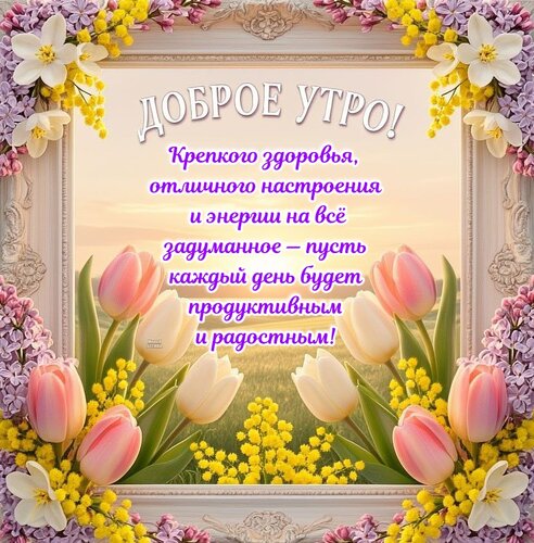 Открытка Доброе утро!