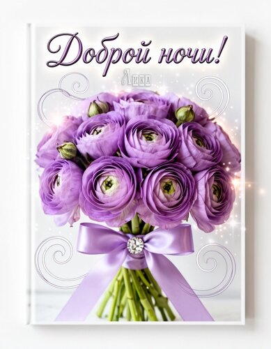 Открытка Спокойной ночи