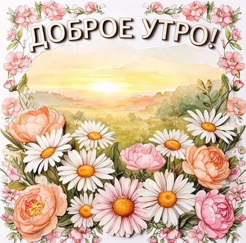Открытка Доброе утро!