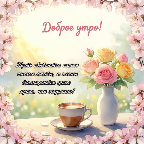 Открытка Доброе утро!