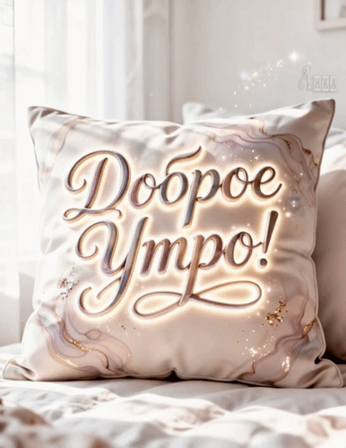 Анимированная открытка Доброе утро