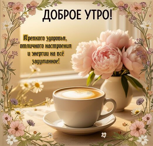 Открытка Доброе утро!