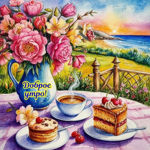 Открытка Доброе утро!