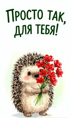 Открытка Просто так, для тебя