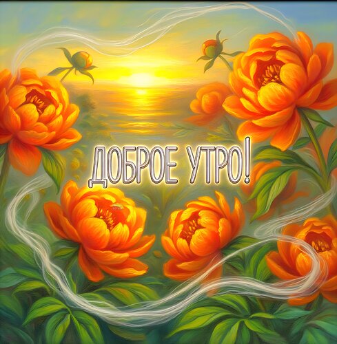 Открытка Доброе утро